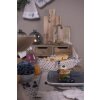 Clayre & Eef BBF47 Cestino per pane 35x35x8 cm Beige