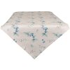 Clayre & Eef BBF65 Runner da tavola 50x160 cm Beige - Blu