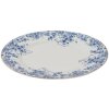 Clayre & Eef BFLFP Piatto grande Ø 26x2 cm Blu Piatto da pranzo