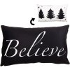 Clayre & Eef BWX36-3 Copricuscino 30x50 cm Bianco - Nero
