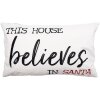 Clayre & Eef BWX36-4 Copricuscino 30x50 cm Bianco - Nero