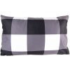 Clayre & Eef BWX36-4 Copricuscino 30x50 cm Bianco - Nero