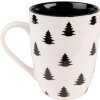Tazza Clayre & Eef BWXMU 12x8x10 cm - 300 ml Beige - Nero