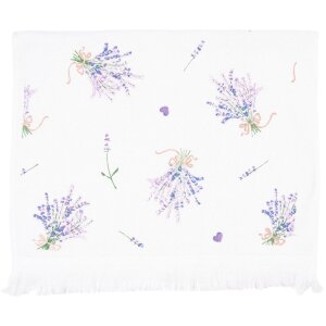 Clayre & Eef CTLAG Asciugamano per ospiti 40x66 cm Viola