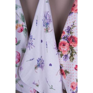 Clayre & Eef CTLAG Asciugamano per ospiti 40x66 cm Viola