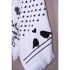 Clayre & Eef CTLBS Asciugamano per ospiti 40x66 cm...