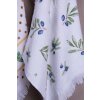 Clayre & Eef CTOLG Asciugamano per ospiti 40x66 cm Blu - Verde