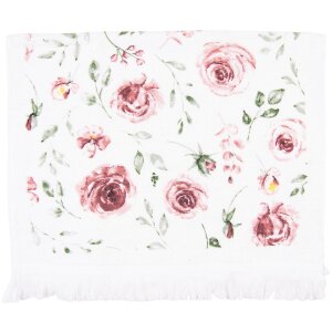 Clayre & Eef CTRUR Asciugamano per ospiti 40x66 cm Rosa