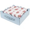 Clayre & Eef CUP73-1 Tovaglioli di carta 33x33 cm (20 pezzi) Beige - Rosso