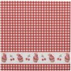Clayre & Eef CUP73-2 Tovaglioli di carta 33x33 cm (20 pezzi) Rosso - Bianco