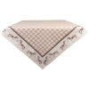 Clayre & Eef DHL15 Tovaglia 150x150 cm Marrone