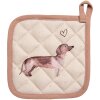 Clayre & Eef DHL45 Portapentole 20x20 cm Beige