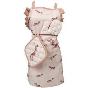 Clayre & Eef DHL45K Portapentole Bambino 16x16 cm Beige