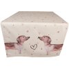 Clayre & Eef DHL64 Runner da tavola 50x140 cm Beige