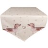 Clayre & Eef DHL65 Runner da tavola 50x160 cm Beige