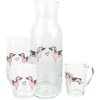 Clayre & Eef DHLGL0005 Caraffa Ø 9x25 cm - 1000 ml