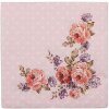 Clayre & Eef DTR73-1 Tovaglioli di carta 33x33 cm (20 pezzi) Rosa