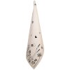 Clayre & Eef FAF42-1 Asciugamano da cucina 50x70 cm Beige - Nero