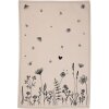 Clayre & Eef FAF42-1 Asciugamano da cucina 50x70 cm Beige - Nero