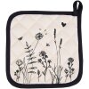 Clayre & Eef FAF45 Presina 20x20 cm Beige - Nero