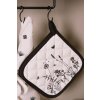 Clayre & Eef FAF45 Presina 20x20 cm Beige - Nero