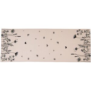 Clayre & Eef FAF64 Runner da tavola 50x140 cm Beige -...