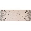 Clayre & Eef FAF64 Runner da tavola 50x140 cm Beige - Nero