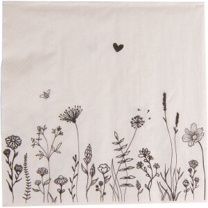 Clayre & Eef FAF73 Tovaglioli di carta 33x33 cm (20...