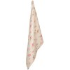Clayre & Eef FAS42-2 Asciugamano da cucina 50x70 cm Beige - Rosa