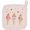Clayre & Eef FAS45K Portapentole Bambino 16x16 cm Beige - Rosa