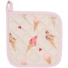 Clayre & Eef FAS45K Portapentole Bambino 16x16 cm Beige - Rosa
