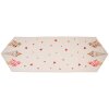 Clayre & Eef FAS65 Runner da tavola 50x160 cm Beige - Rosa