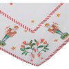 Clayre & Eef HLC01 Tovaglia 100x100 cm Marrone - Rosso
