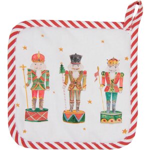 Clayre & Eef HLC45 Presina 20x20 cm Beige - Verde