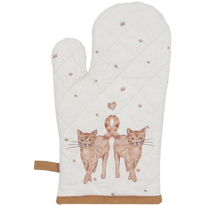 Clayre & Eef KCS44K Guanto da forno bambino 12x21 cm