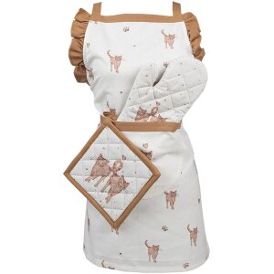 Clayre & Eef KCS44K Guanto da forno bambino 12x21 cm