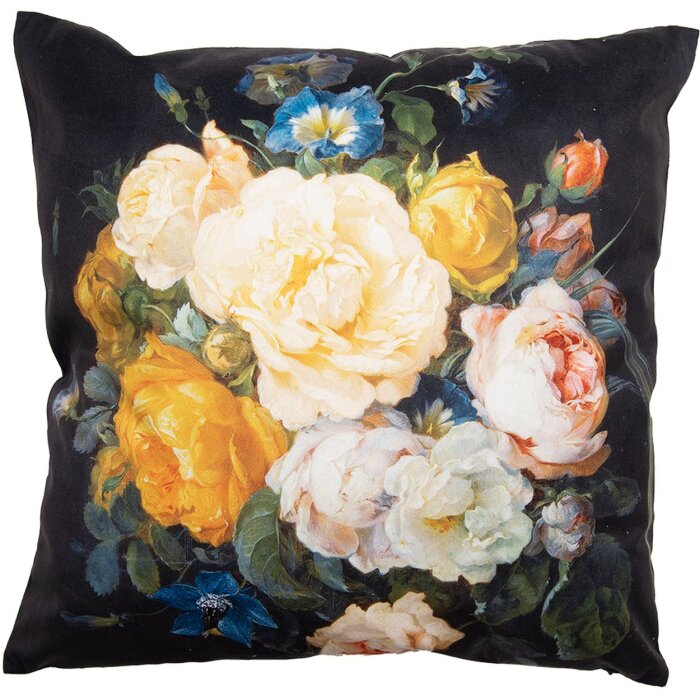 Clayre & Eef KT021.306 Copricuscino 45x45 cm Giallo - Bianco