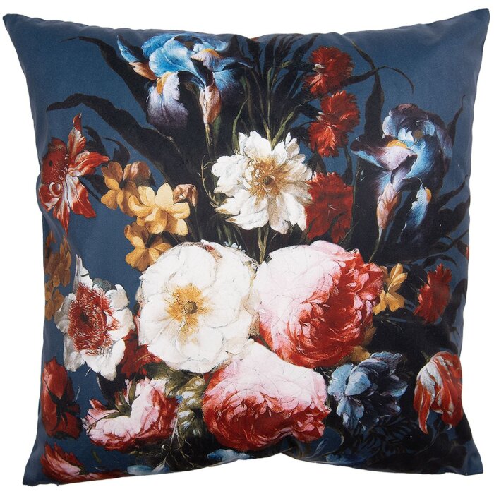 Clayre & Eef KT021.308 Copricuscino 45x45 cm Blu - Rosso