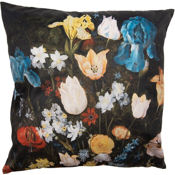 Clayre & Eef KT021.309 Copricuscino 45x45 cm Nero