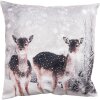 Clayre & Eef KT021.313 Copricuscino 45x45 cm Bianco - Grigio
