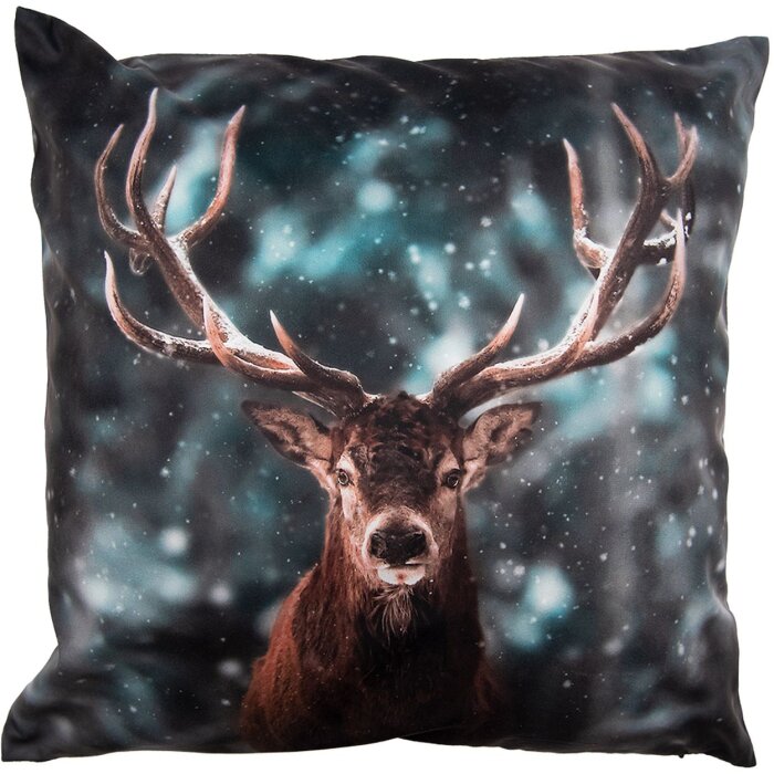 Clayre & Eef KT021.314 Copricuscino 45x45 cm Verde - Marrone