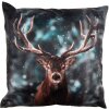 Clayre & Eef KT021.314 Copricuscino 45x45 cm Verde - Marrone