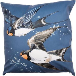 Clayre & Eef KT021.316 Copricuscino 45x45 cm Blu -...