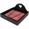 Clayre & Eef NOC73 Tovaglioli di carta 33x33 cm (20 pezzi) Rosso