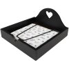 Clayre & Eef OLG73 Tovaglioli di carta 33x33 cm (20 pezzi) Bianco - Blu