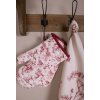Guanto da forno Clayre & Eef PFT44 18x30 cm Bianco - Rosa