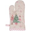 Clayre & Eef PNC44K Guanto da forno bambino 12x21 cm Beige - Rosa