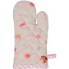 Clayre & Eef PNC44K Guanto da forno bambino 12x21 cm Beige - Rosa