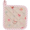Clayre & Eef PNC45K Portavivande Bambino 16x16 cm Beige - Rosa