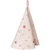 Clayre & Eef PNC48 Asciugamano da cucina Ø 80 cm Beige - Rosa